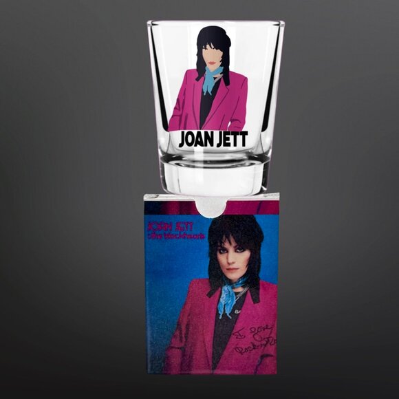 JOAN JETT SHOT GLASSES/GIFT BOXES! - Picture 2 of 7